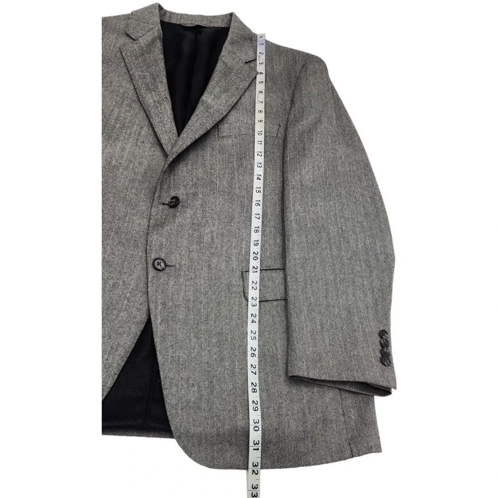 JP Tilford Samuelsohn Loro Piana 100% Worsted Cashmere SB Justin Sport Coat 44R